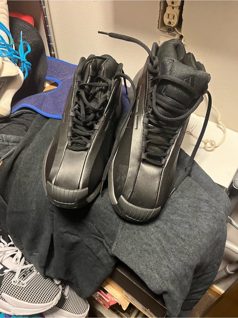 adidas Men's Black High-Top Sneakers